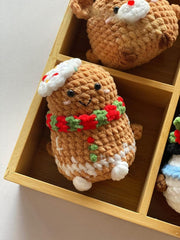 Crochet Christmas Car Ornament, Christmas Gifts, Handmade Snowman, Santa, Penguin, Grin, Crochet car hanging, Cute Grin Car Charm, Xmas Gift