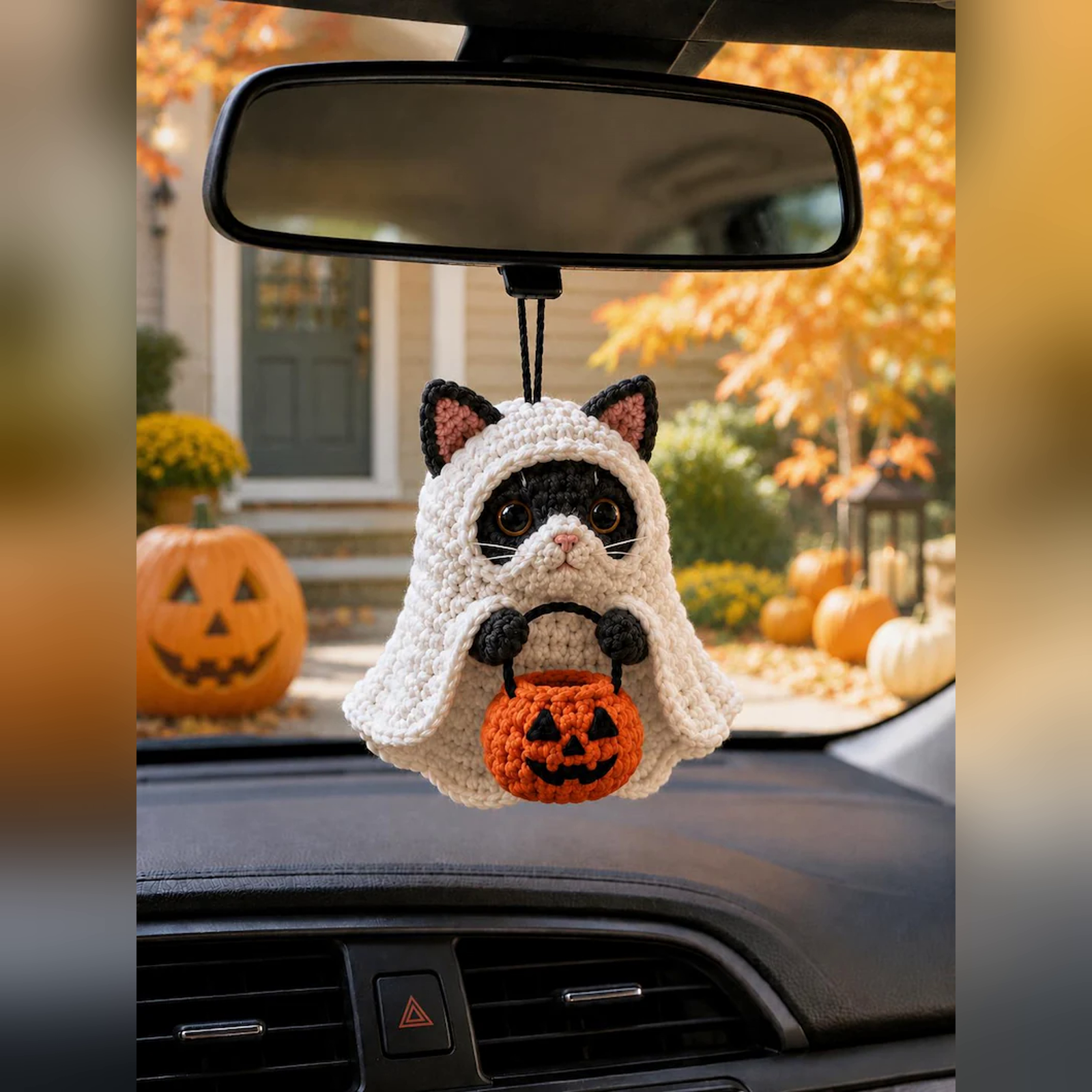 Halloween Crochet Hanging Ornament